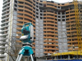 Фасадная съёмка Геодезические работы в Красноярске
